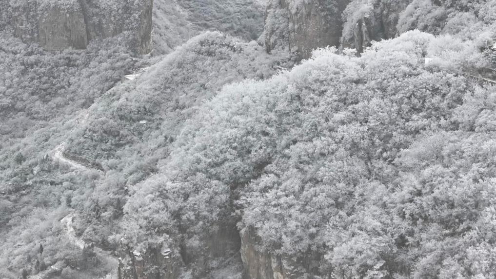 千城勝景｜河北磁縣：天保寨霧凇扮靚寒冬