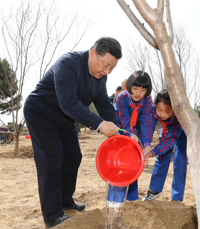CHINA-BEIJING-LEADERS-TREE PLANTING (CN)