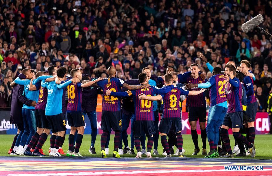 (SP)SPAIN-BARCELONA-SOCCER-SPANISH LEAGUE-BARCELONA VS LEVANTE