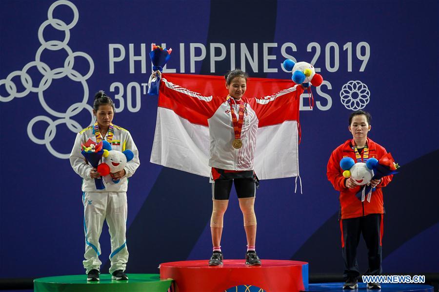 (SP)PHILIPPINES-QUEZON CITY-SEA GAMES-WEIGHTLIFTING
