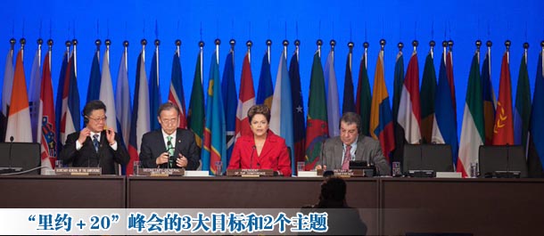 “里約+20”峰會的3大目標(biāo)和2個主題