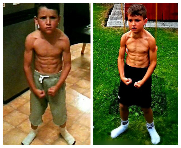 愛(ài)爾蘭8歲&ldquo;迷你&rdquo;大力士躥紅【圖】