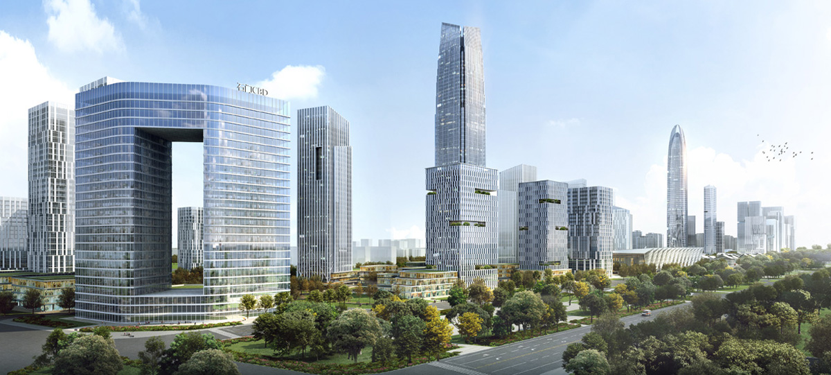 中央商務區(qū)金融商務北區(qū)將以5A甲級寫字樓聚集為群，南區(qū)將建設多功能為一體的綜合城市化辦公區(qū)域