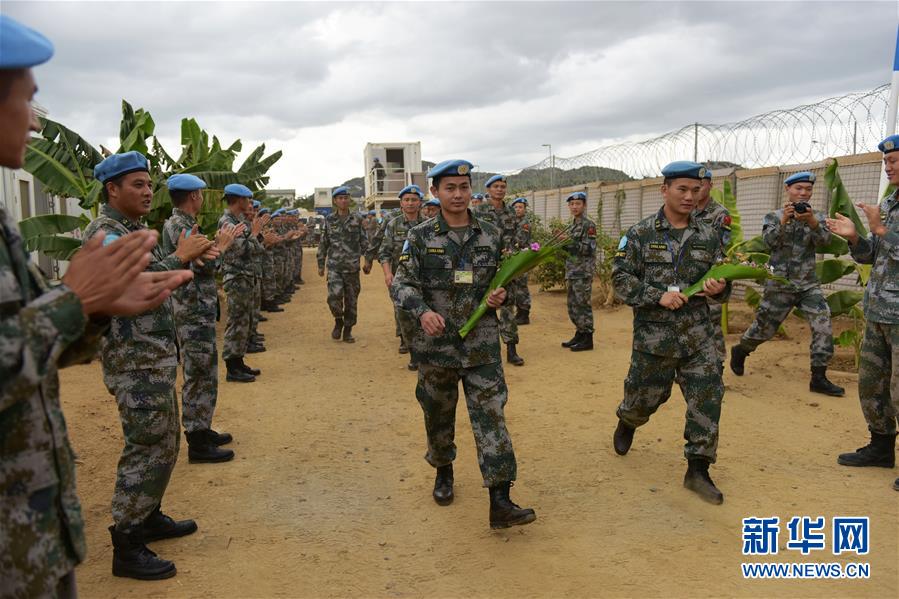 （國(guó)際）（1）中國(guó)駐南蘇丹維和步兵營(yíng)受傷戰(zhàn)士姚道祥、吳樂重返戰(zhàn)位