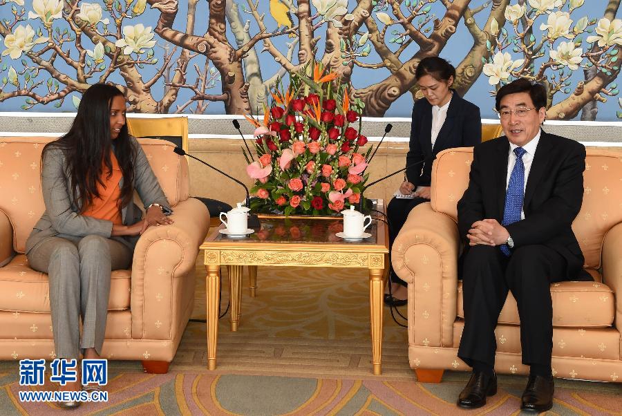 （XHDW）郭金龍會見佛得角非洲獨立黨代表團(tuán) 