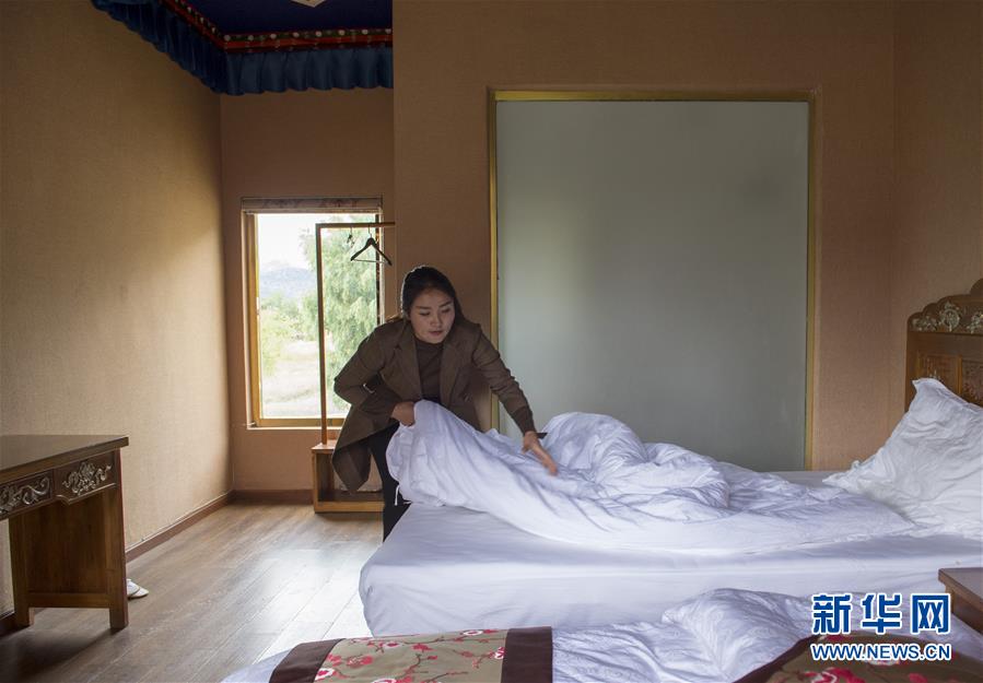 (百城百縣百企調(diào)研行·圖文互動)(7)西藏米林縣的綠色富裕路