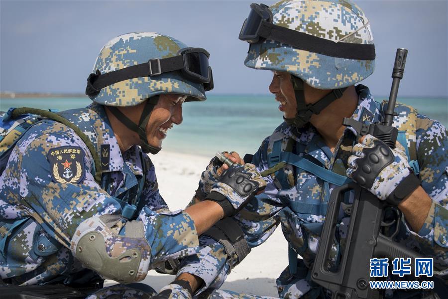 （壯麗70年&middot;奮斗新時代&middot;新華全媒頭條&middot;圖文互動）（7）&ldquo;你在我的航程上，我在你的視線里&rdquo;&mdash;&mdash;走進(jìn)海軍西沙中建島官兵的五彩世界