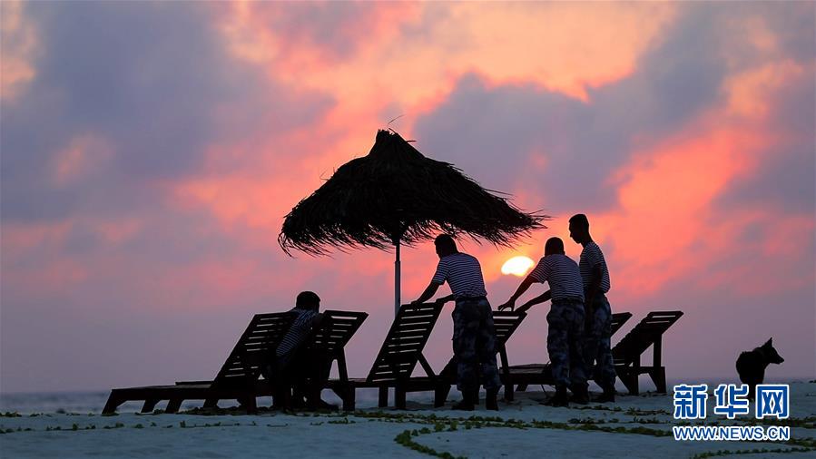 （壯麗70年&middot;奮斗新時代&middot;新華全媒頭條&middot;圖文互動）（9）&ldquo;你在我的航程上，我在你的視線里&rdquo;&mdash;&mdash;走進海軍西沙中建島官兵的五彩世界