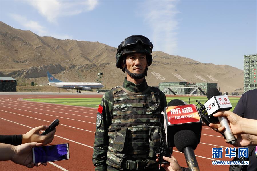 （圖文互動）（6）中吉&ldquo;合作－2019&rdquo;聯(lián)合反恐演練啟動