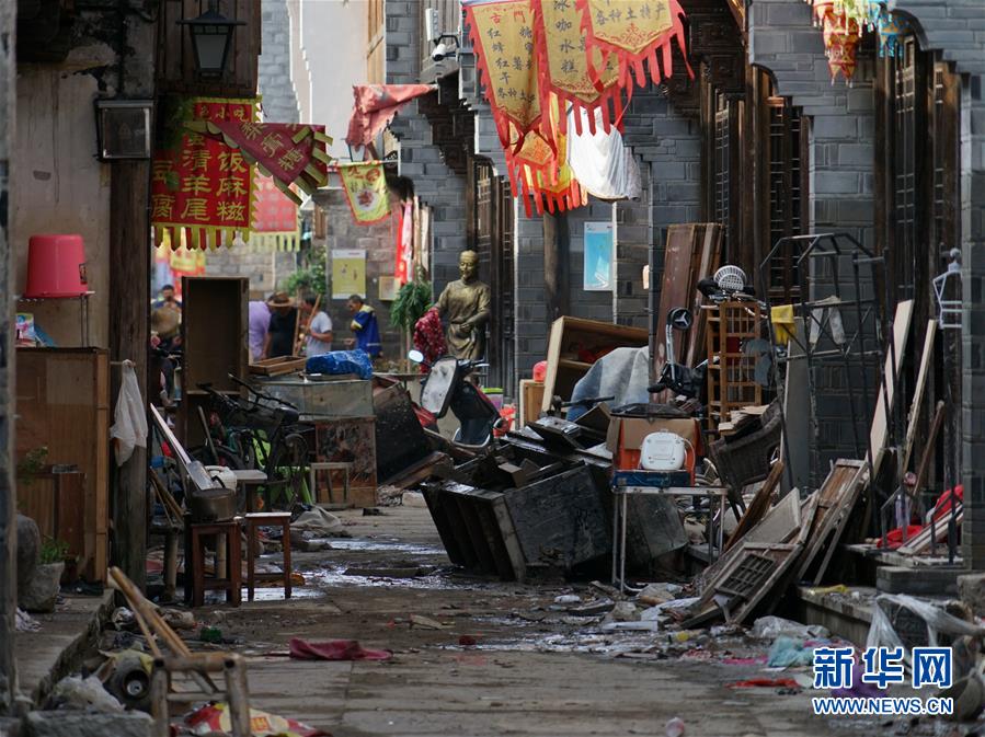 （關(guān)注&ldquo;利奇馬&rdquo;&middot;圖文互動）（2）古城洪災(zāi) 八方馳援&mdash;&mdash;洪水災(zāi)害下的浙江臨?，F(xiàn)場目擊