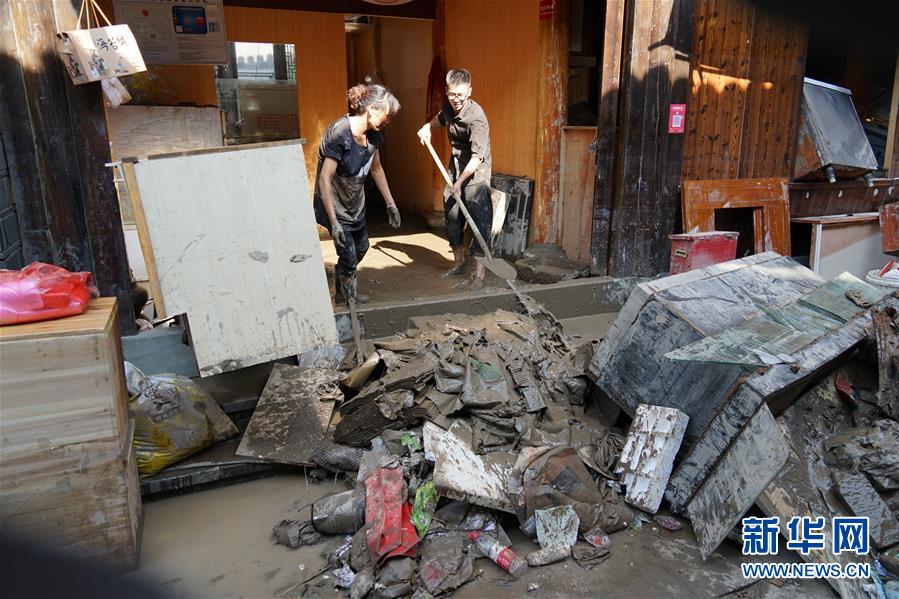 （關(guān)注&ldquo;利奇馬&rdquo;&middot;圖文互動）（4）古城洪災(zāi) 八方馳援&mdash;&mdash;洪水災(zāi)害下的浙江臨?，F(xiàn)場目擊