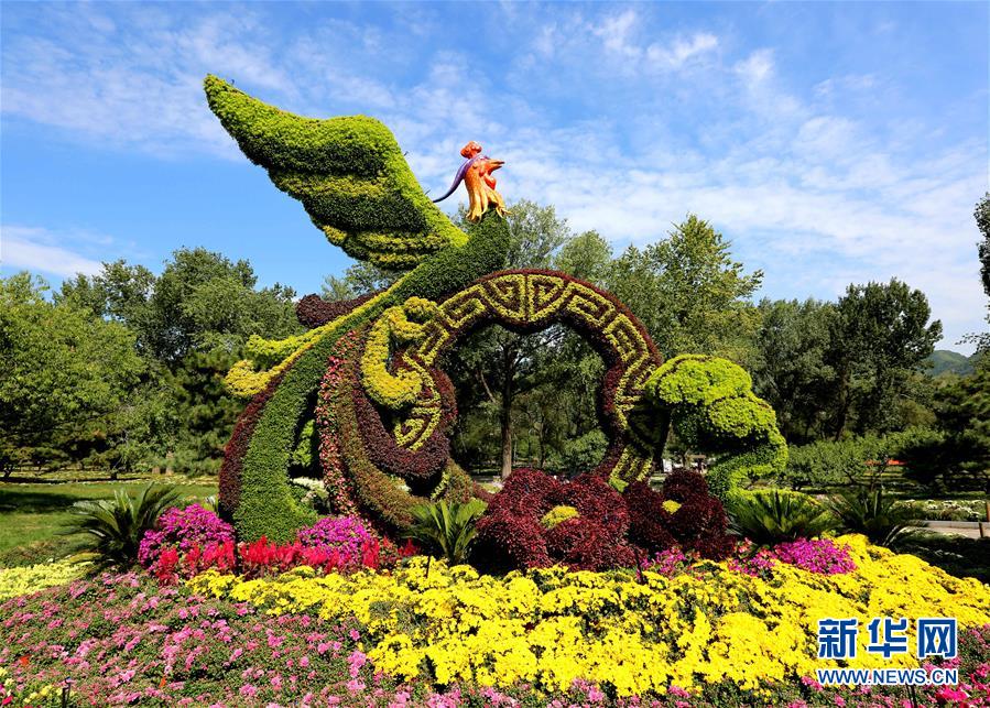 (圖文互動)(3)15萬平方米花卉扮靚首都公園