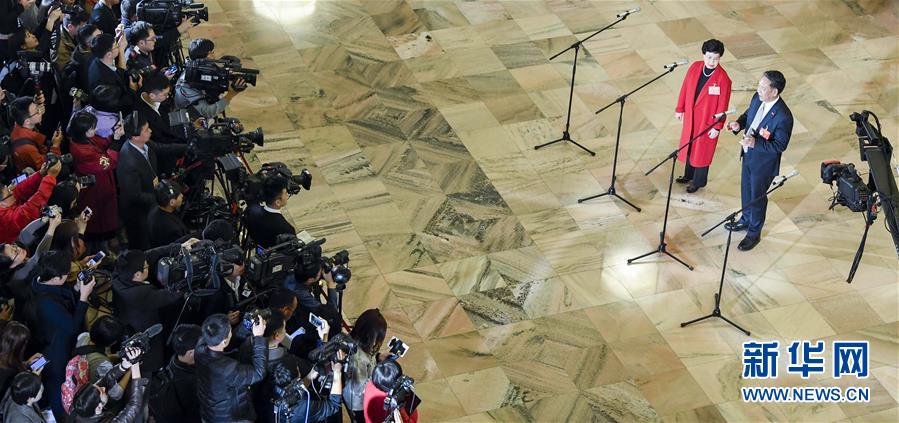 （兩會(huì)&middot;面對(duì)面）（7）全國(guó)政協(xié)委員接受采訪