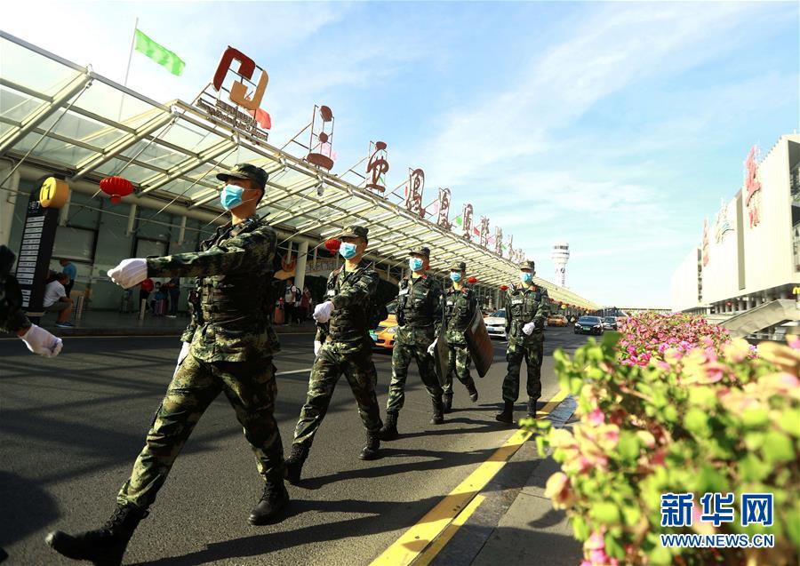 (聚焦疫情防控·圖文互動)(1)武警官兵全力奮戰(zhàn)疫情防控一線