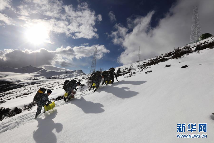 （圖文互動(dòng)）（1）特寫：山再高，也要把給養(yǎng)送上去！