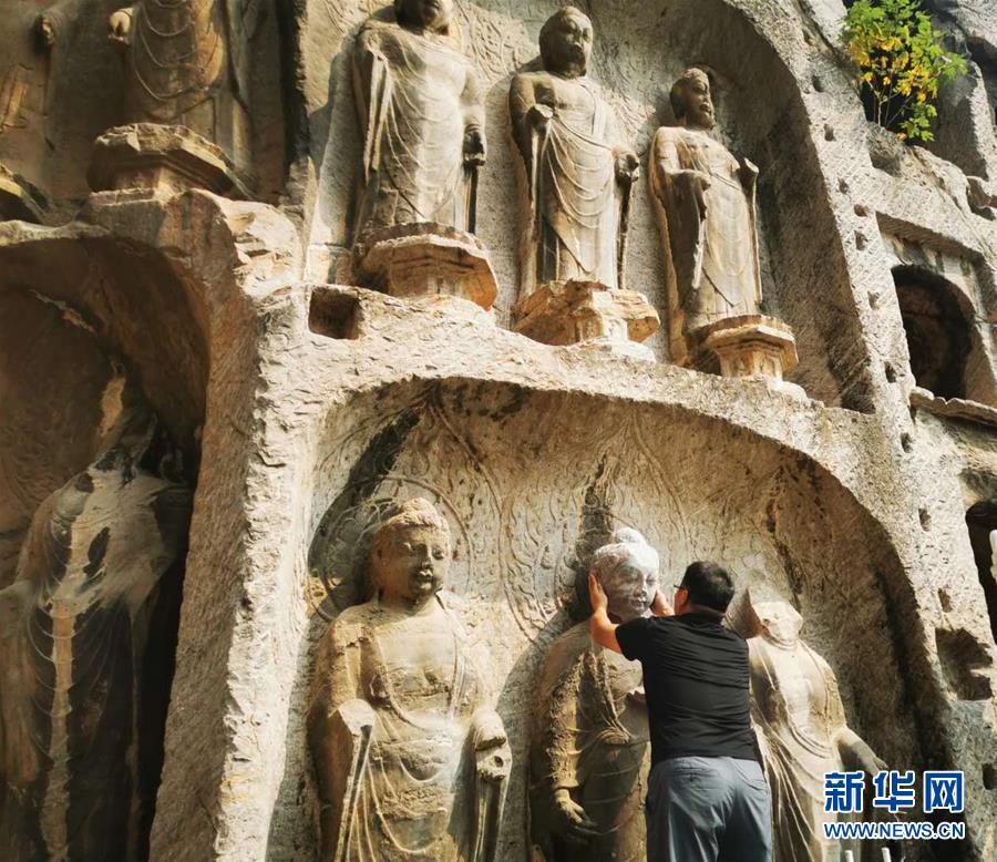 （圖文互動(dòng)）（4）合體了，龍門石窟流散佛首首次實(shí)現(xiàn)&ldquo;數(shù)字復(fù)位&rdquo;
