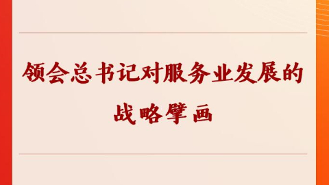 領(lǐng)會(huì)總書記對(duì)服務(wù)業(yè)發(fā)展的戰(zhàn)略擘畫