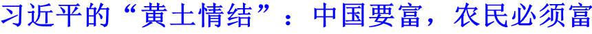 習(xí)近平的&ldquo;黃土情結(jié)&rdquo;：中國(guó)要富，農(nóng)民必須富