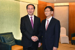 孟建柱會見越南客人