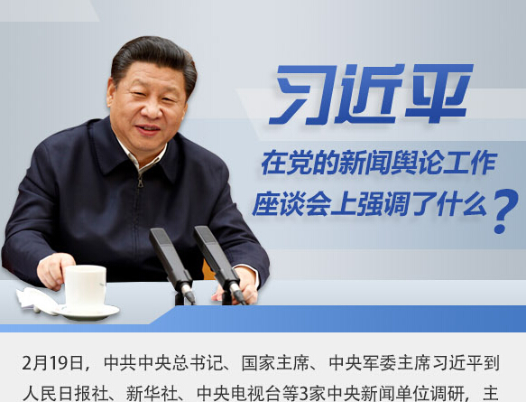 習(xí)近平在黨的新聞?shì)浾摴ぷ髯剷?huì)上強(qiáng)調(diào)了什么？