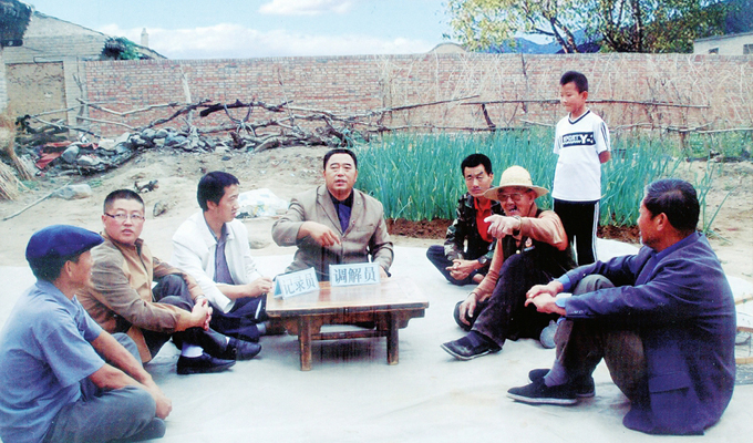 調(diào)解&ldquo;家長(zhǎng)里短，雞毛蒜皮&rdquo;的小事情是李培斌從事的大事業(yè)