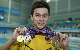 孫楊，六金一銀！