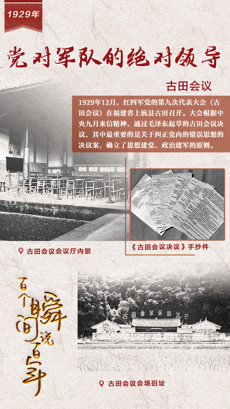 1929，黨對(duì)軍隊(duì)的絕對(duì)領(lǐng)導(dǎo)