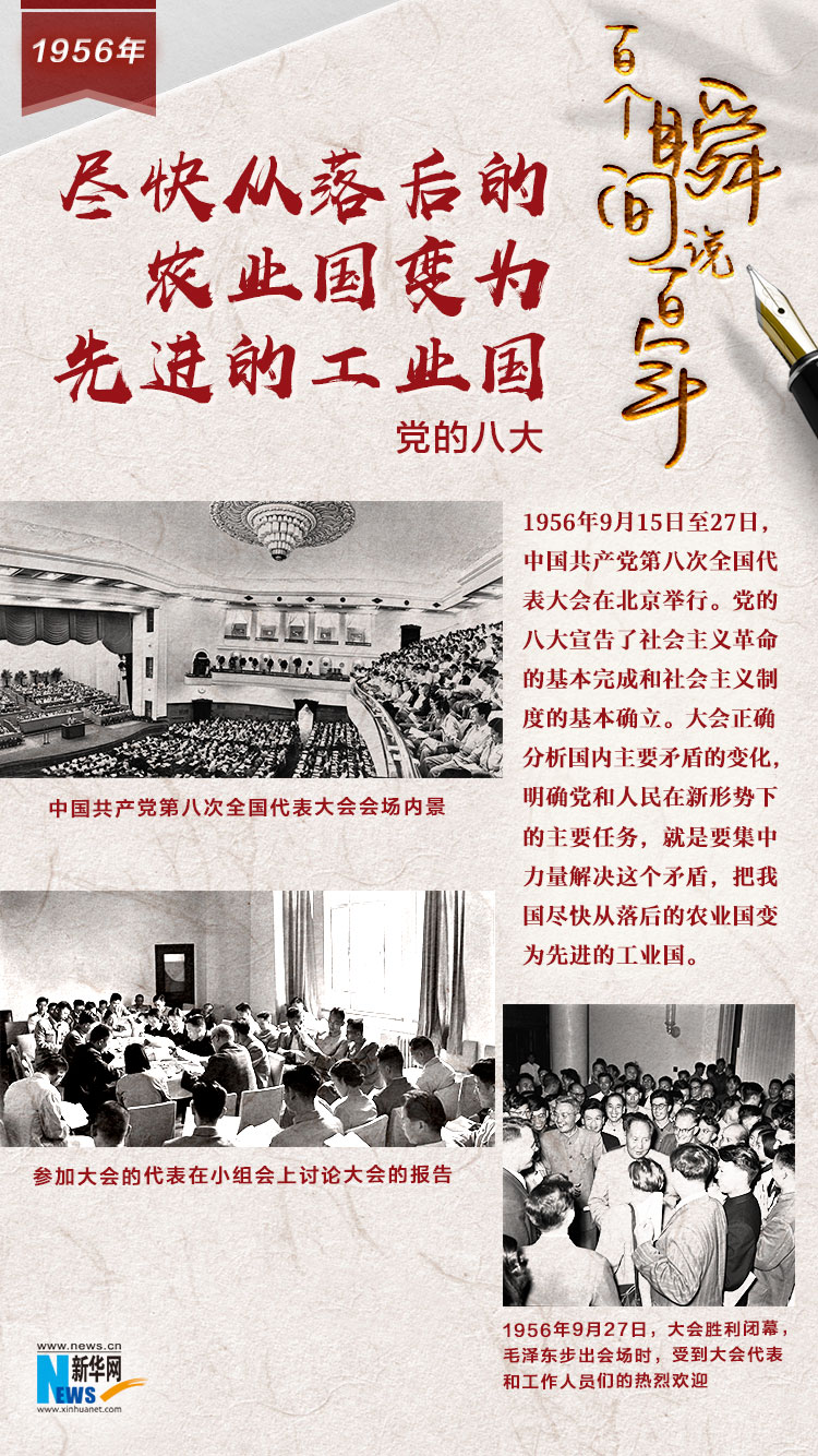 1956，盡快從落后的農(nóng)業(yè)國(guó)變?yōu)橄冗M(jìn)的工業(yè)國(guó)