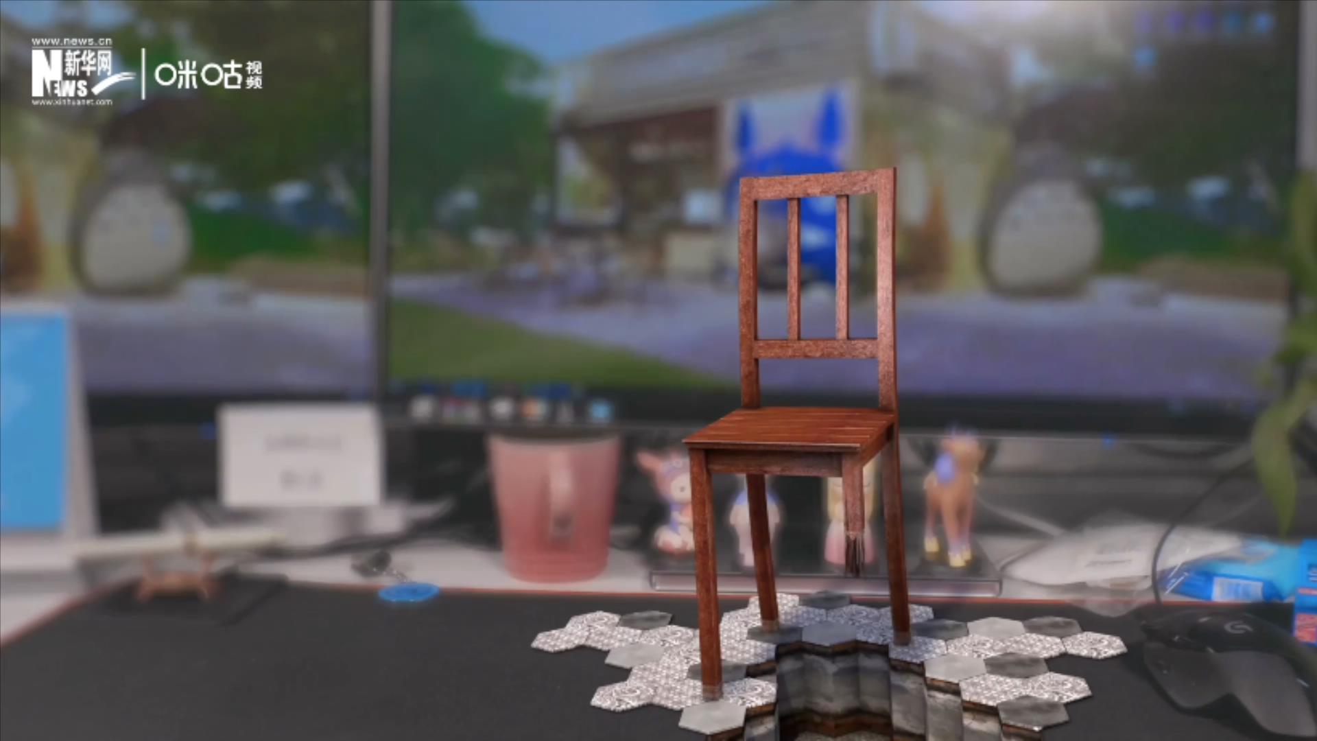 椅子重5噸，高達(dá)12米，椅背有兩層樓高