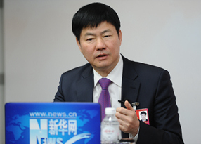 楊益民在訪談現(xiàn)場(chǎng)