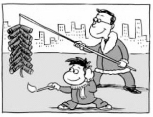 春節(jié)若遇霧霾，煙花怎么放？