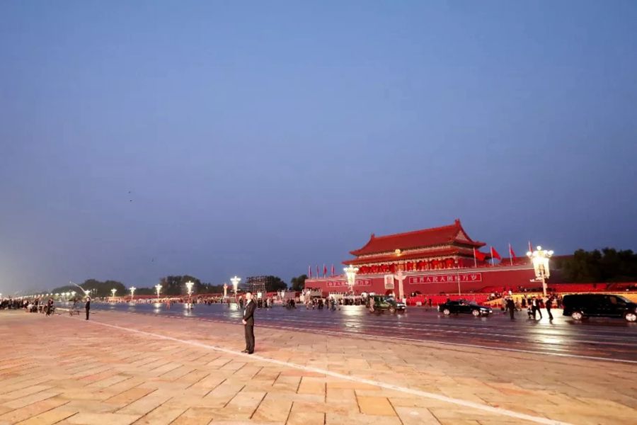 這就是今天早上的北京！