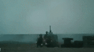 震撼！新型火炮參與實彈射擊演練