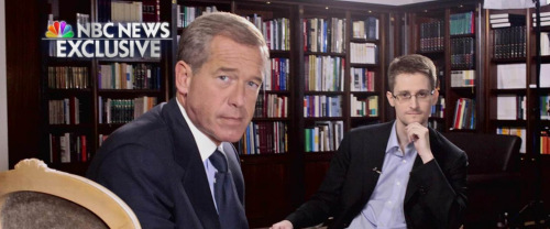 斯諾登接受美國(guó)電視臺(tái)采訪稱曾在海外臥底(圖)