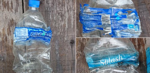 圖為社交網(wǎng)站上傳的在留尼汪島上發(fā)現(xiàn)的印尼產(chǎn)水瓶。