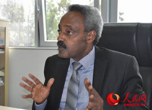 非盟委員會中國項(xiàng)目協(xié)調(diào)官范塔洪大使 人民網(wǎng)記者常紅攝