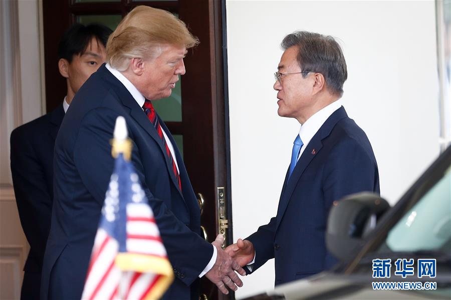 (國際)(1)美韓領導人表示將繼續(xù)推動美朝對話