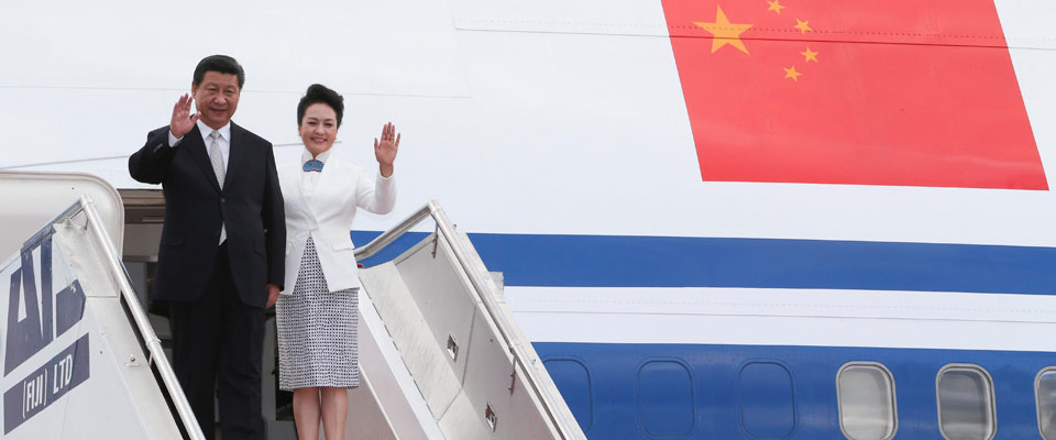 習(xí)近平抵達(dá)楠迪開始對(duì)斐濟(jì)進(jìn)行國(guó)事訪問(wèn)