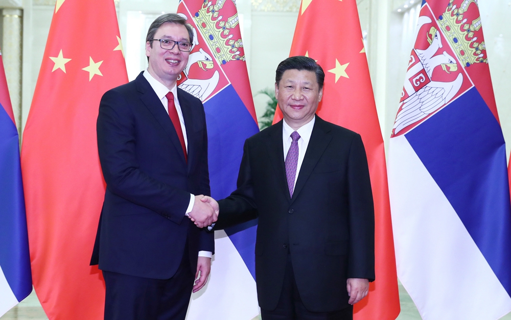 習近平會見塞爾維亞總理、當選總統(tǒng)武契奇