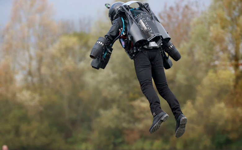 吉尼斯世界紀錄日：&ldquo;鋼鐵俠&rdquo;飛行衣最快時速