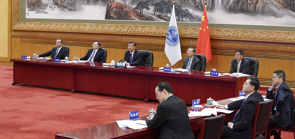 習(xí)近平出席上海合作組織成員國元首理事會(huì)第二十次會(huì)議并發(fā)表重要講話