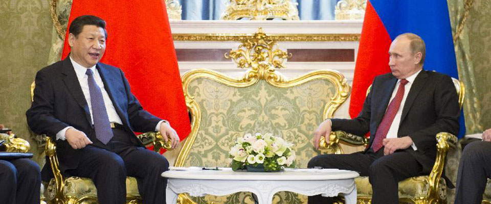 2013年3月，習(xí)近平與普京舉行會(huì)談