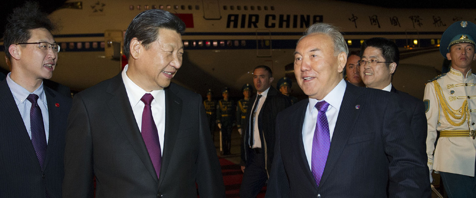 習(xí)近平抵達(dá)阿斯塔納開始訪問(wèn)哈薩克斯坦