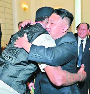 金正恩托羅德曼轉(zhuǎn)告奧巴馬：不打仗，打電話