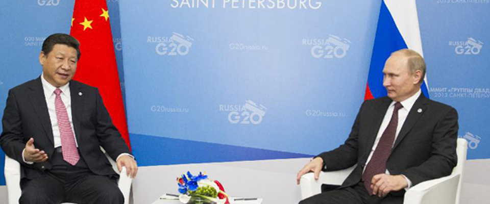 2013年9月，習(xí)近平會見俄羅斯總統(tǒng)普京